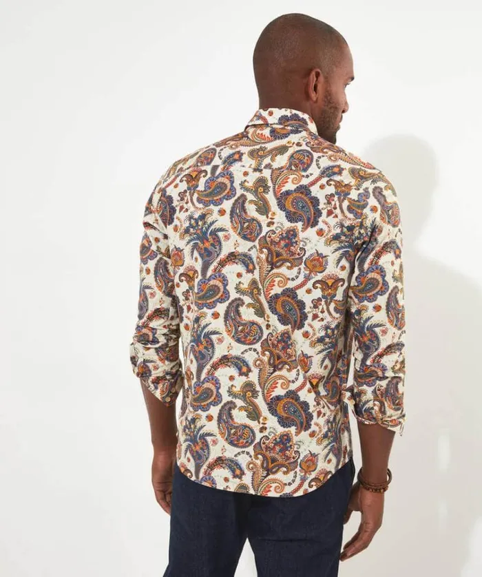 Men Joe Browns Shirts Smarten Up Paisley Shirt Men Joe Browns Shirts Smarten Up Paisley Shirt