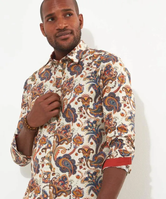 Men Joe Browns Shirts Smarten Up Paisley Shirt Men Joe Browns Shirts Smarten Up Paisley Shirt