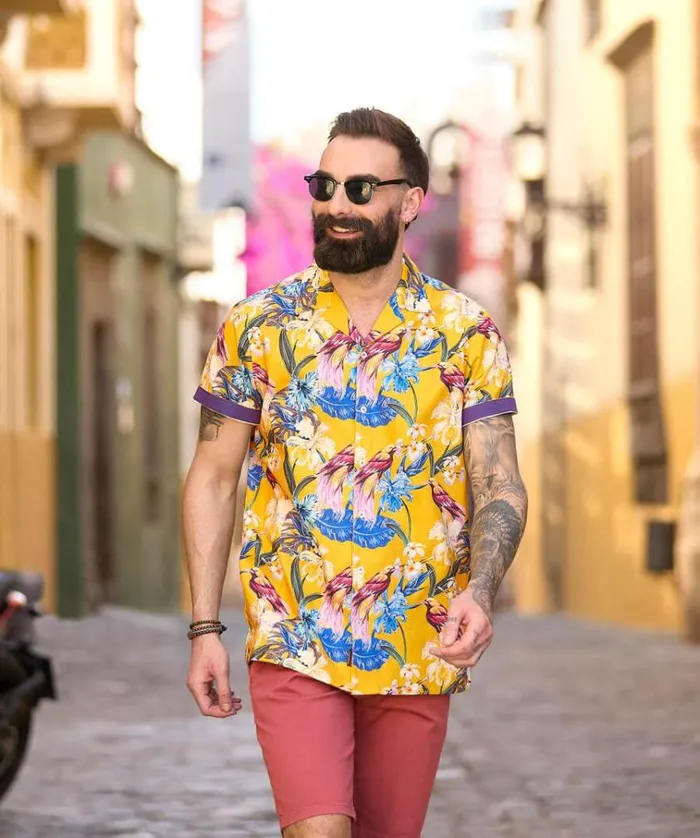 Men Joe Browns Shirts Striking Bird Shirt Men Joe Browns Shirts Striking Bird Shirt