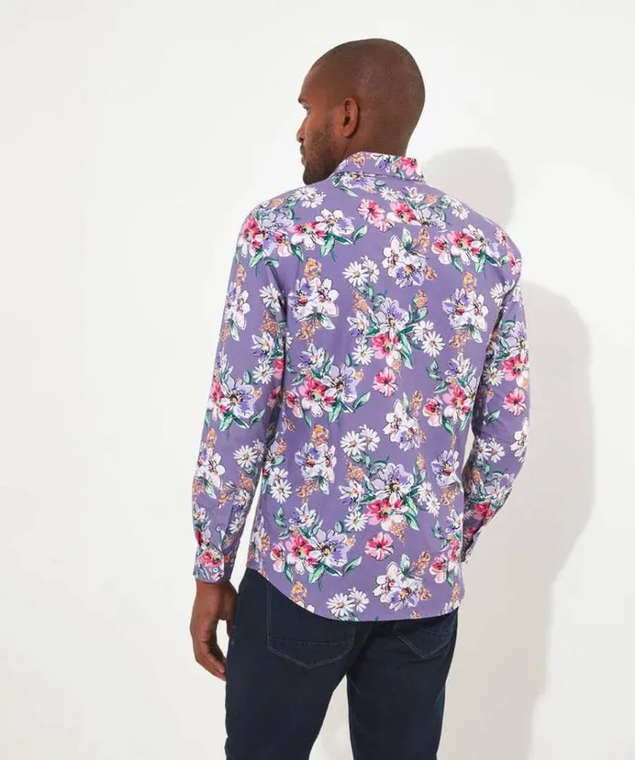 Men Joe Browns Shirts Summer Days Floral Shirt Men Joe Browns Shirts Summer Days Floral Shirt