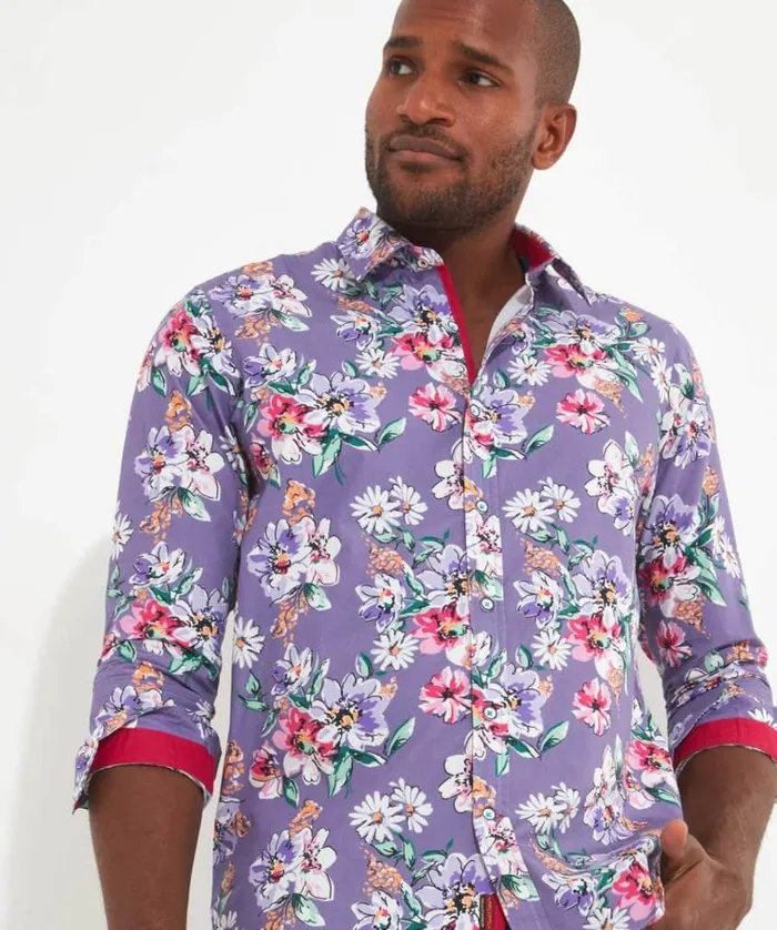 Men Joe Browns Shirts Summer Days Floral Shirt Men Joe Browns Shirts Summer Days Floral Shirt