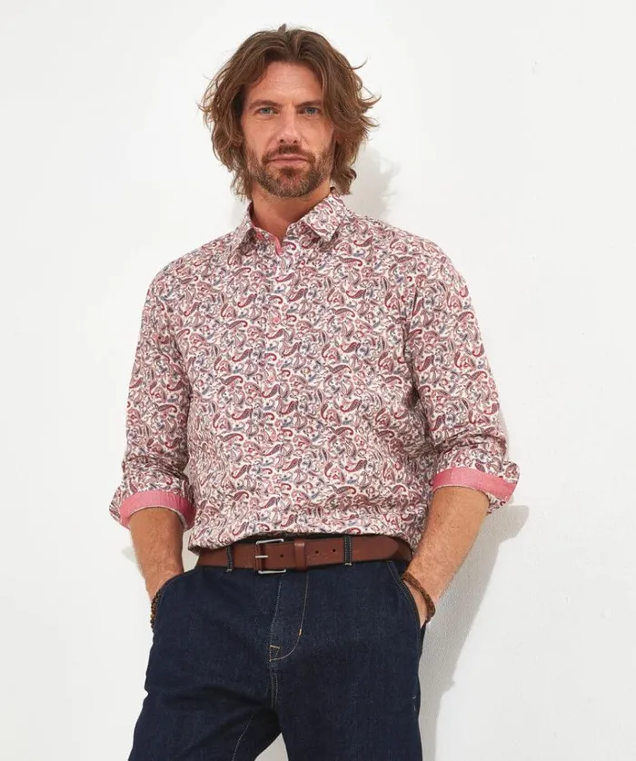 Men Joe Browns Shirts Super Smart Paisley