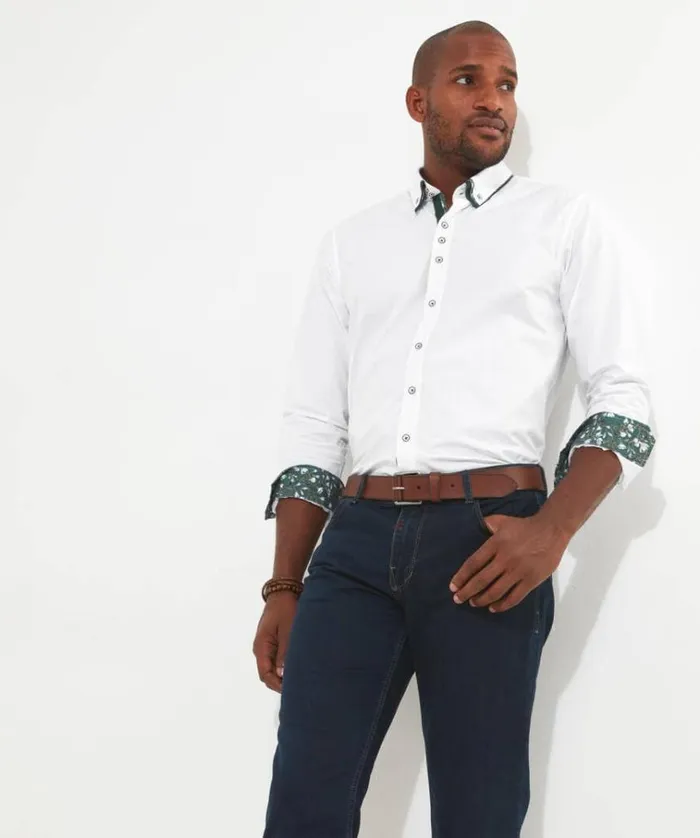 Men Joe Browns Shirts Terrific Triple Collar Shirt