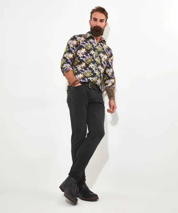 Men Joe Browns Shirts Tropadelic Floral Shirt Men Joe Browns Shirts Tropadelic Floral Shirt