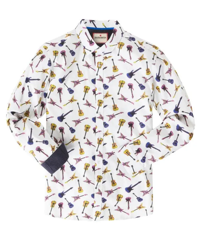 Men Joe Browns Shirts Turn Up The Volume Shirt Men Joe Browns Shirts Turn Up The Volume Shirt