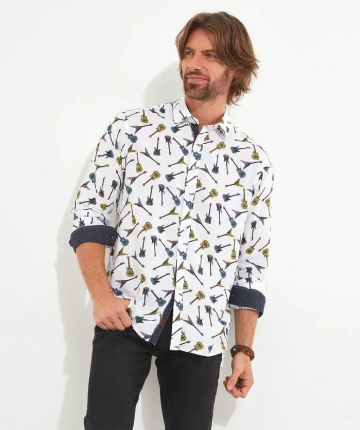 Men Joe Browns Shirts Turn Up The Volume Shirt Men Joe Browns Shirts Turn Up The Volume Shirt