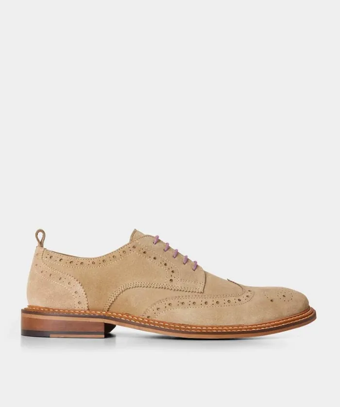 Men Joe Browns Shoes Double Rand Suede Brogues