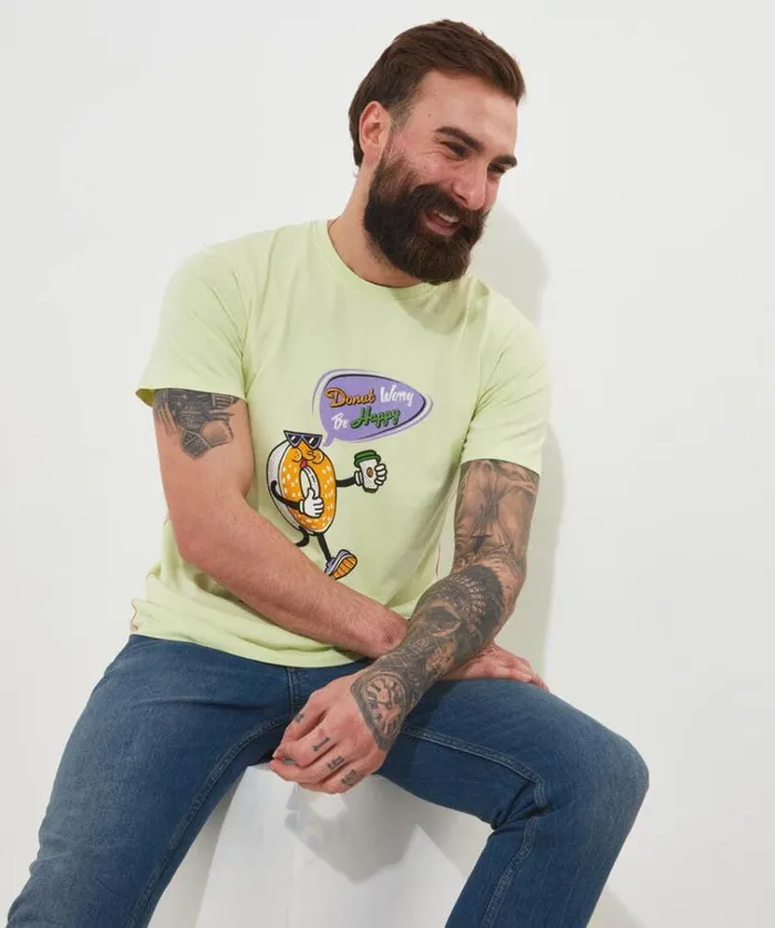 Men Joe Browns TShirts and Tops Be Happy Tee