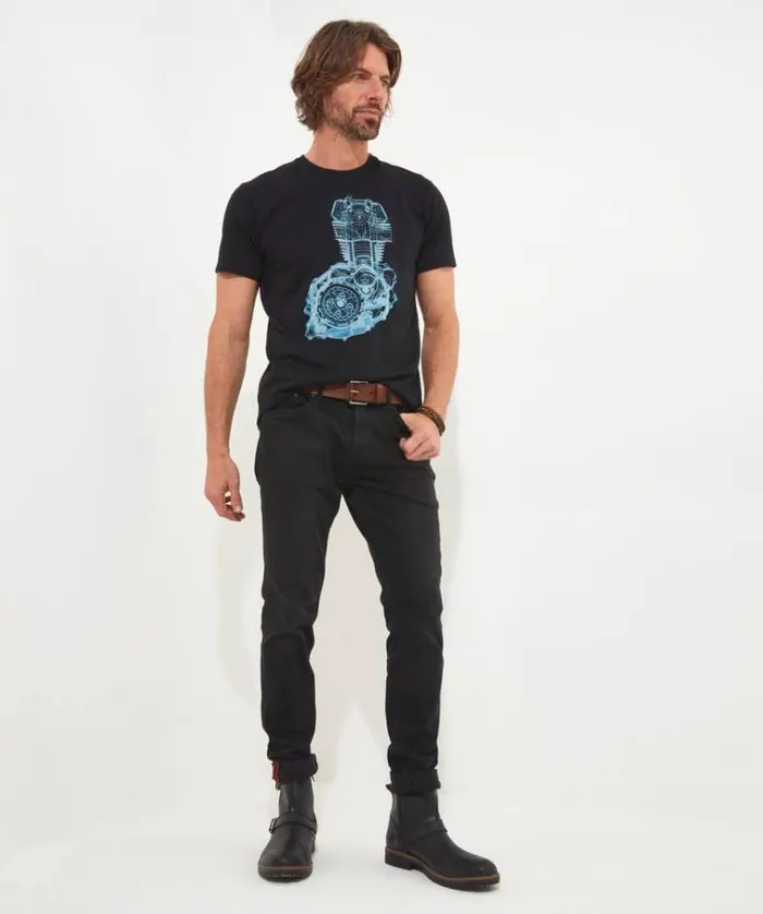 Men Joe Browns TShirts and Tops Blue Print Tee Men Joe Browns TShirts and Tops Blue Print Tee