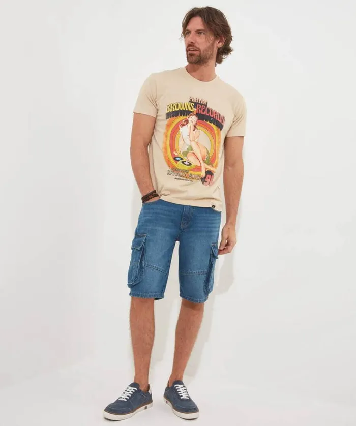 Men Joe Browns TShirts and Tops Browns Records Tee Men Joe Browns TShirts and Tops Browns Records Tee