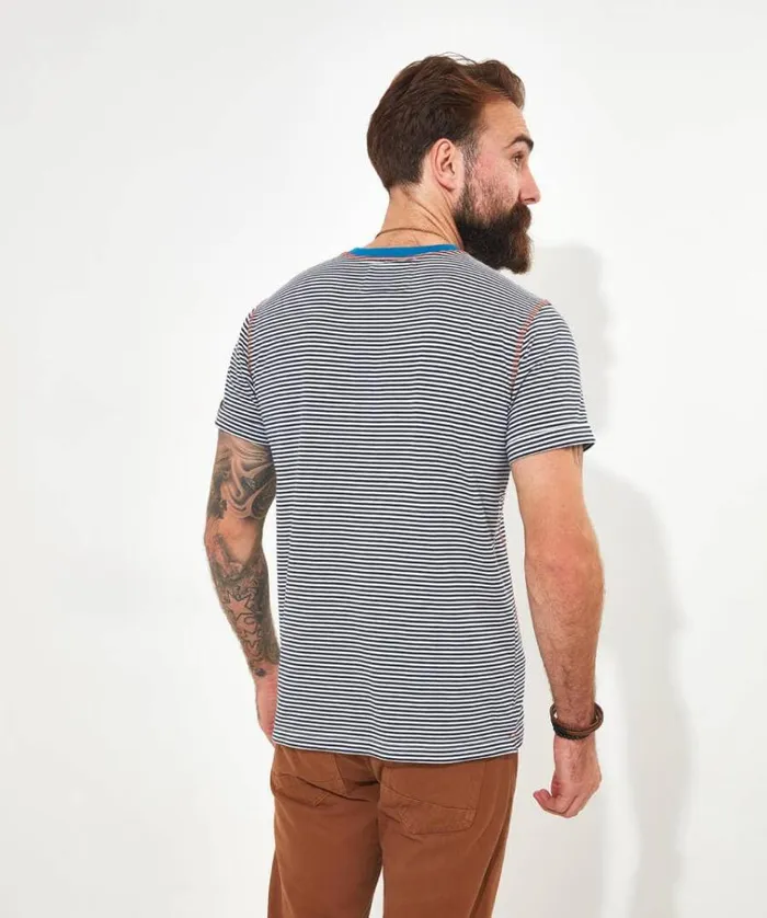 Men Joe Browns TShirts and Tops Carefree Stripe Tee Men Joe Browns TShirts and Tops Carefree Stripe Tee