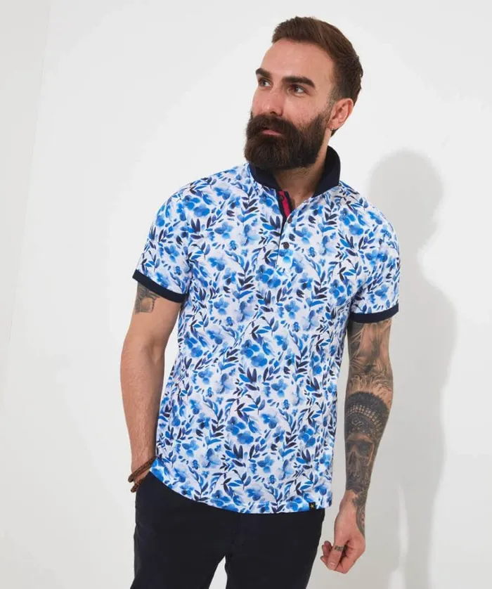 Men Joe Browns TShirts and Tops Fabulous Floral Polo Shirt