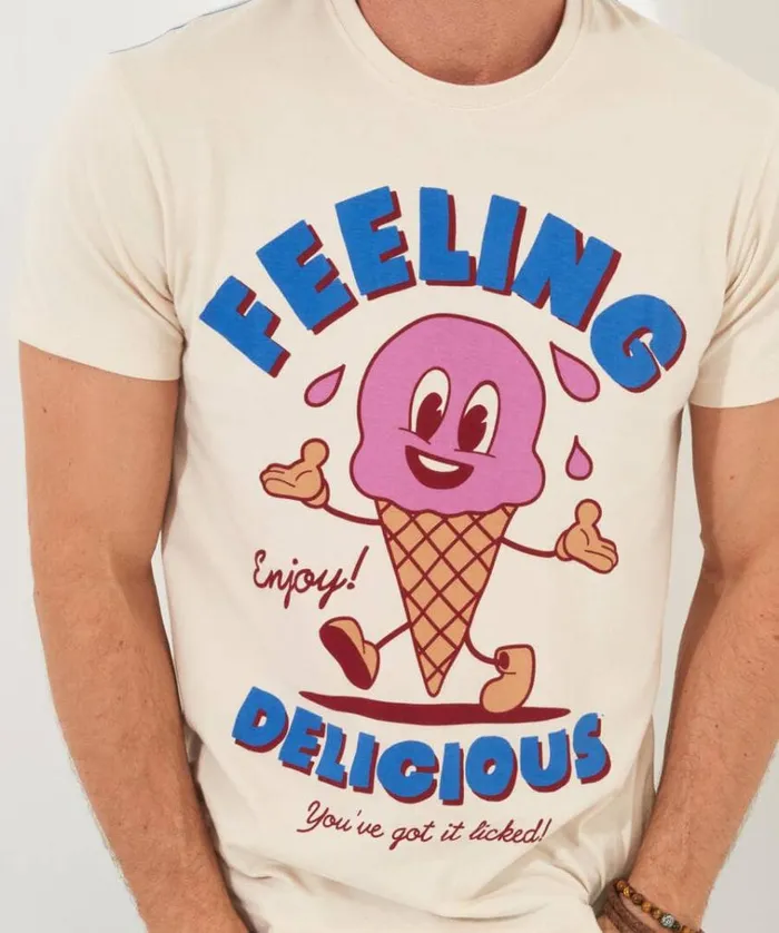 Men Joe Browns TShirts and Tops Feeling Delicious Tee Men Joe Browns TShirts and Tops Feeling Delicious Tee