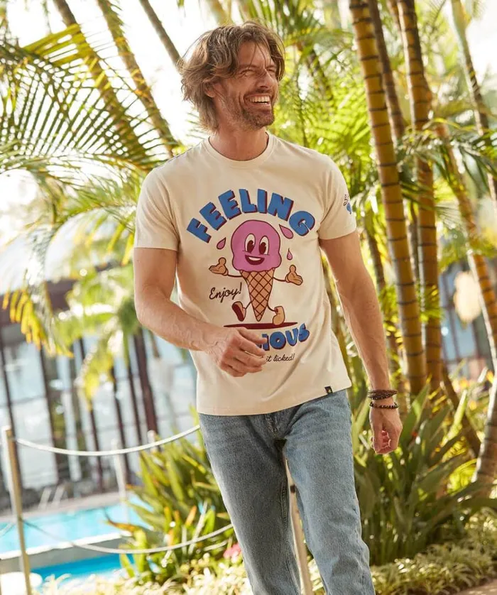 Men Joe Browns TShirts and Tops Feeling Delicious Tee Men Joe Browns TShirts and Tops Feeling Delicious Tee