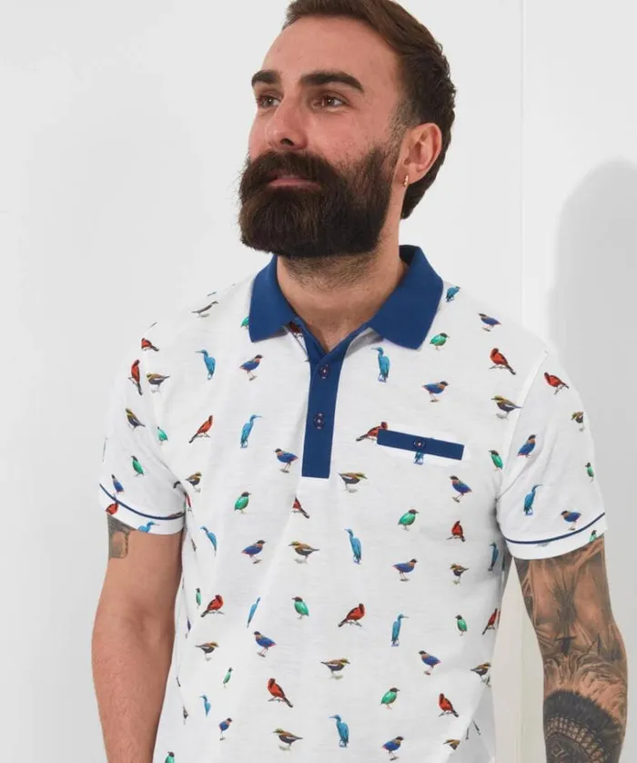 Men Joe Browns TShirts and Tops Free As A Bird Polo Shirt Men Joe Browns TShirts and Tops Free As A Bird Polo Shirt