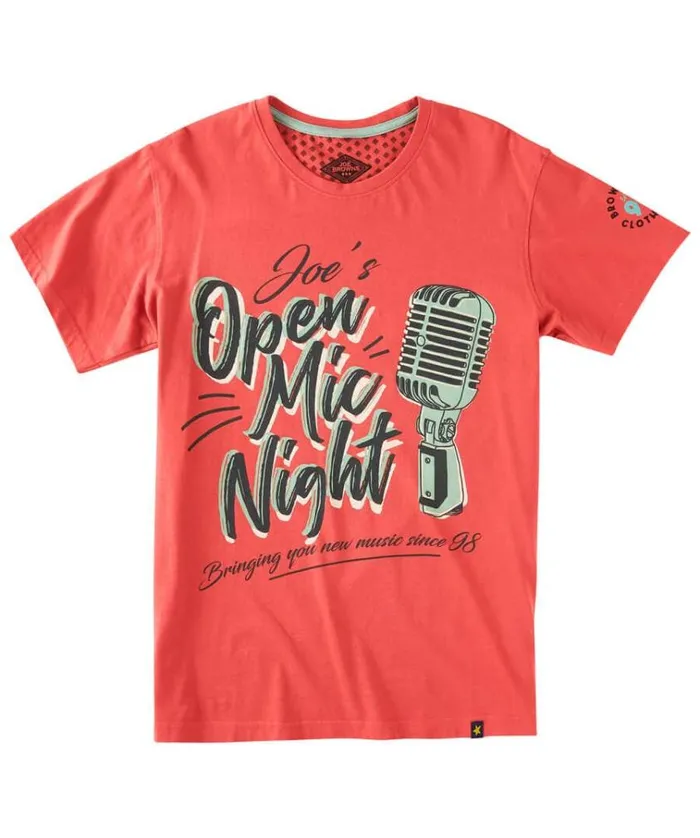 Men Joe Browns TShirts and Tops Open Mic Tee Men Joe Browns TShirts and Tops Open Mic Tee