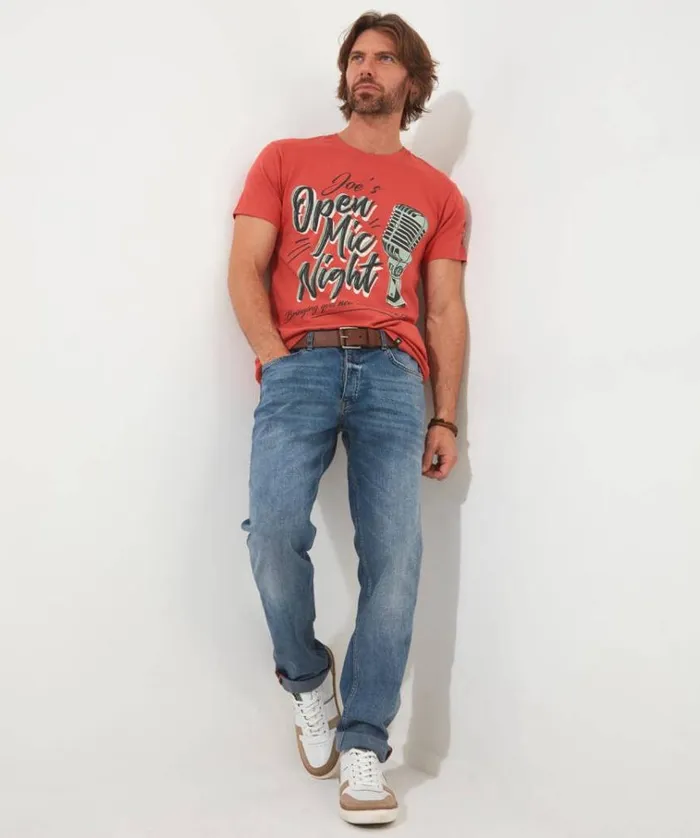 Men Joe Browns TShirts and Tops Open Mic Tee Men Joe Browns TShirts and Tops Open Mic Tee