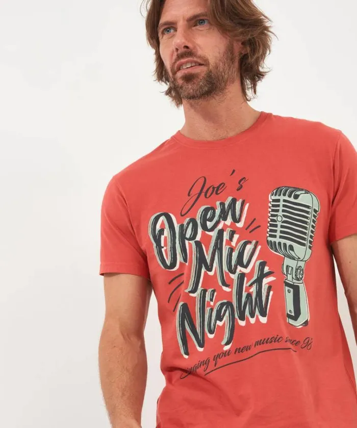 Men Joe Browns TShirts and Tops Open Mic Tee Men Joe Browns TShirts and Tops Open Mic Tee