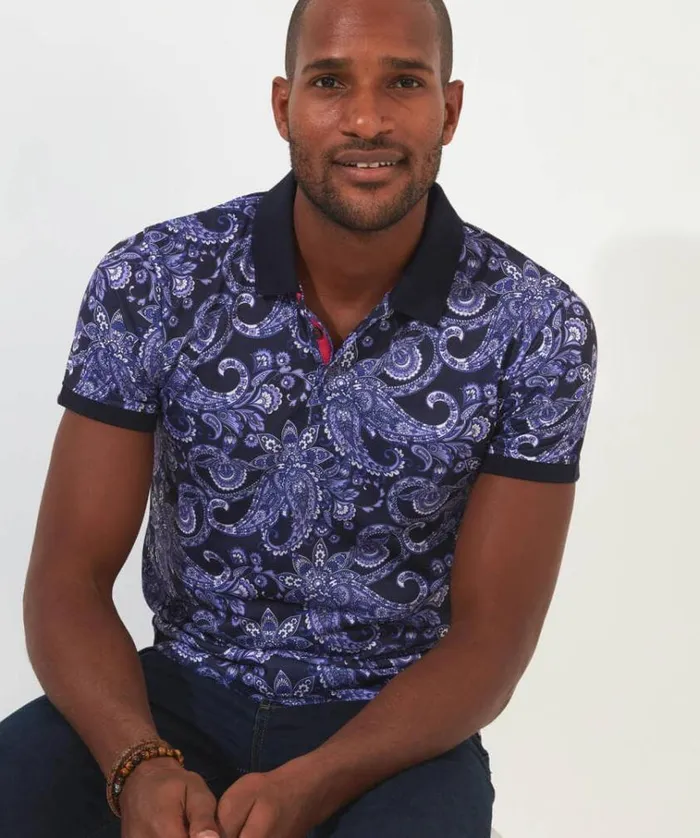 Men Joe Browns TShirts and Tops Perfect Paisley Polo Shirt