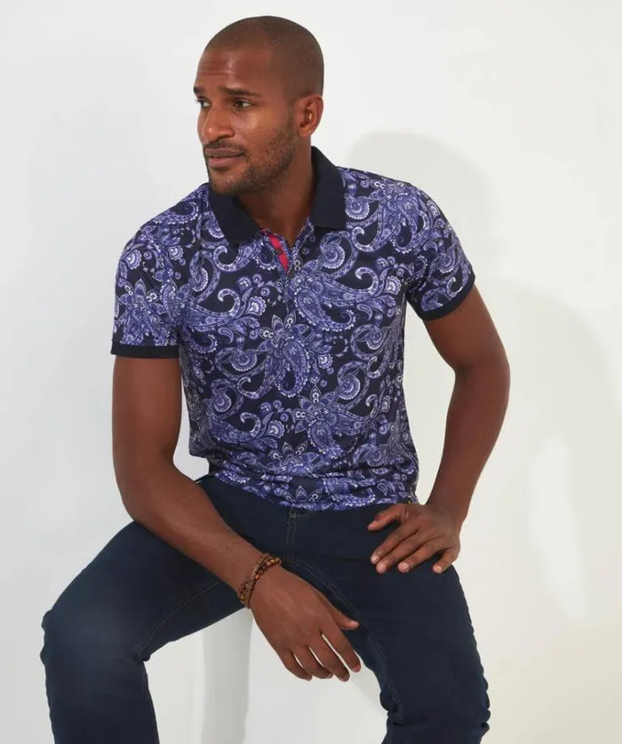 Men Joe Browns TShirts and Tops Perfect Paisley Polo Shirt Men Joe Browns TShirts and Tops Perfect Paisley Polo Shirt