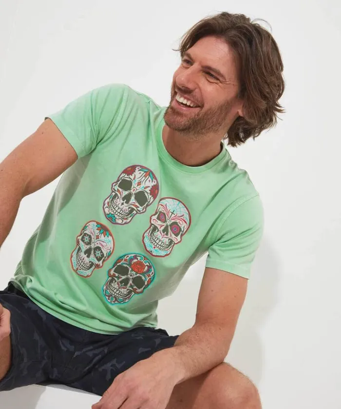 Men Joe Browns TShirts and Tops Sensational Skull Tee
