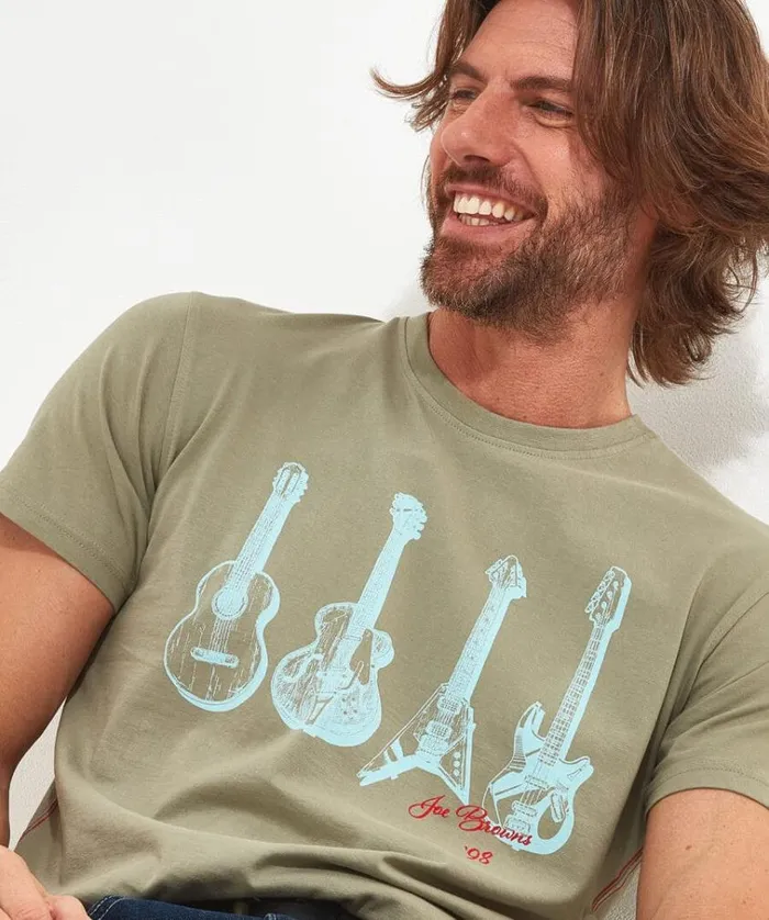 Men Joe Browns TShirts and Tops Sensational Sound Tee Men Joe Browns TShirts and Tops Sensational Sound Tee