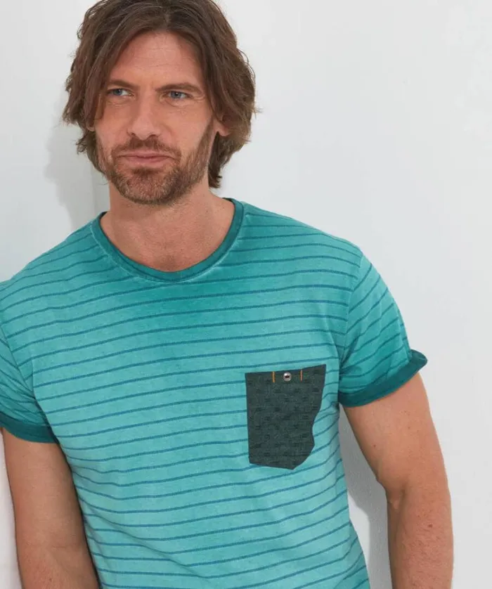 Men Joe Browns TShirts and Tops Striped Customised Tee Men Joe Browns TShirts and Tops Striped Customised Tee