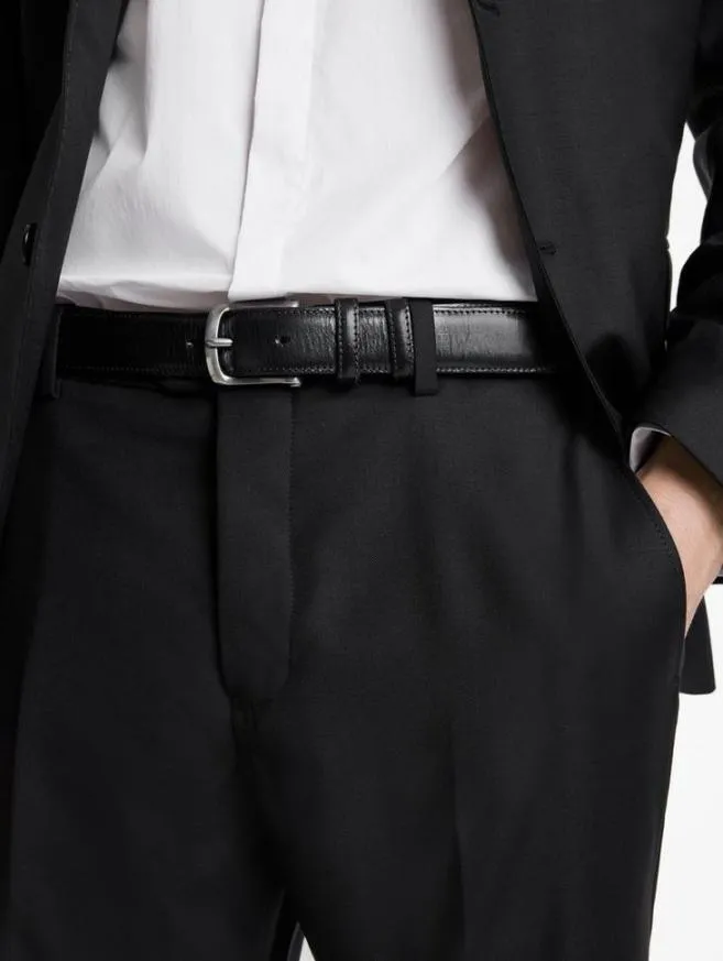 Men John Varvatos Belts Dress Belt Black