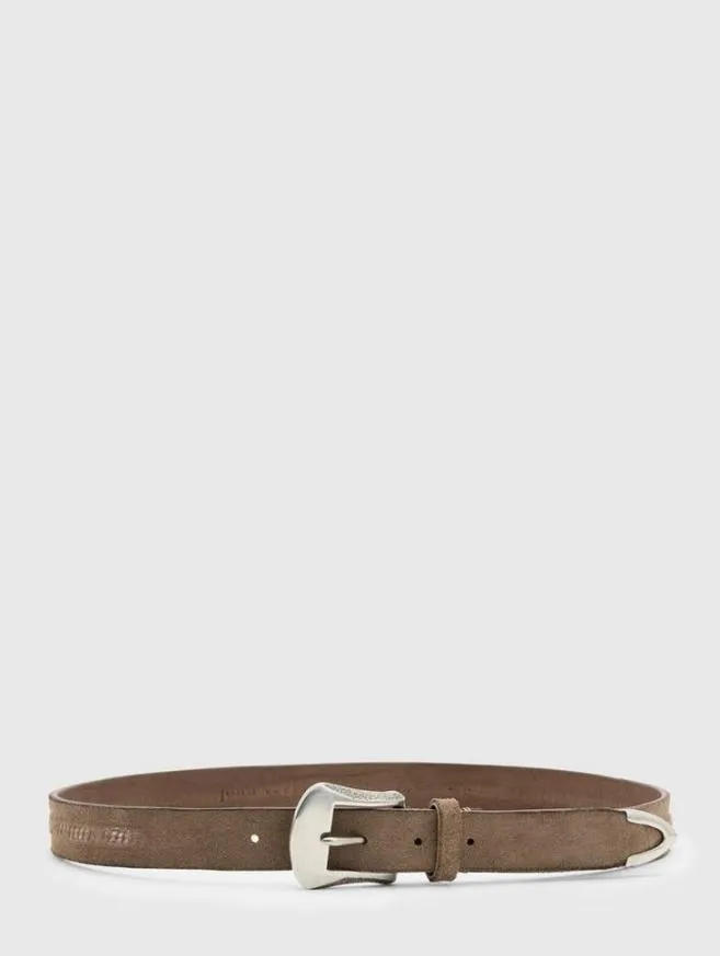 Men John Varvatos Belts Houston Belt Lead