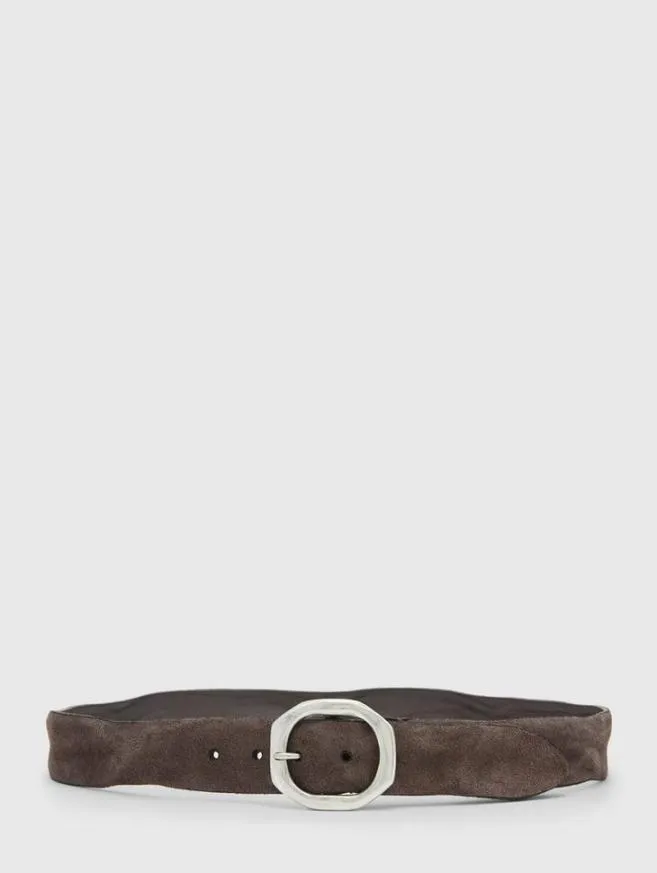 Men John Varvatos Belts Nova Suede Belt Black
