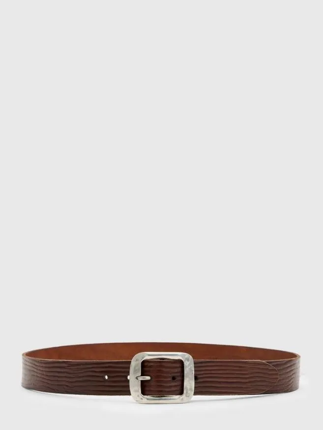 Men John Varvatos Belts Rutland Belt Wood Brown