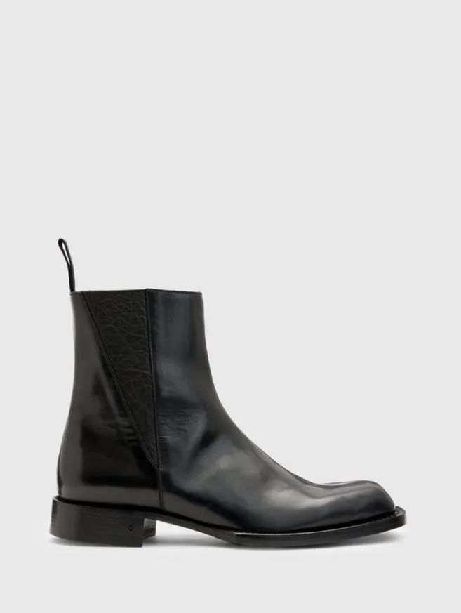Men John Varvatos Boots Geo Zip Boot Black
