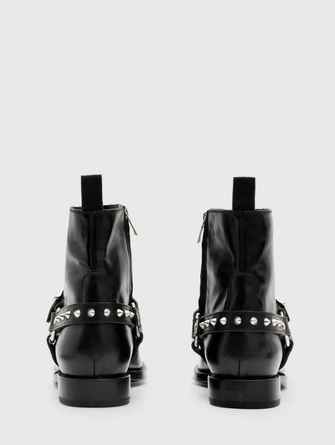 Men John Varvatos Boots Regent Harness Boot Black