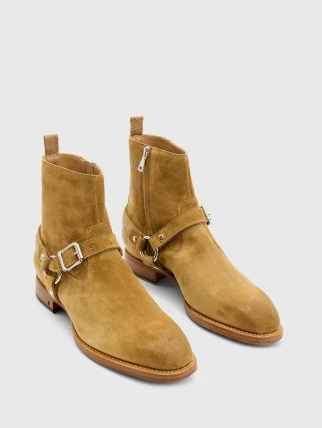 Men John Varvatos Boots Regent Harness Boot Milktan