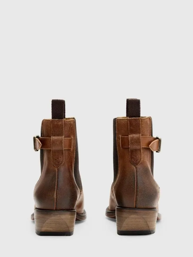 Men John Varvatos Boots Walker Buckle Chelsea Boot Lt Brown