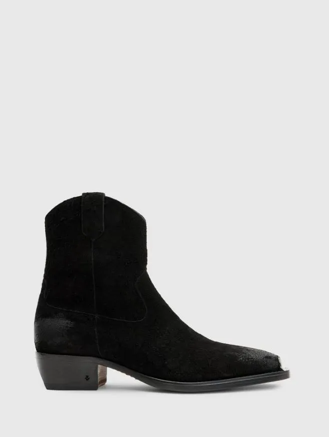 Men John Varvatos Boots Walker Tipped Western Boot Black