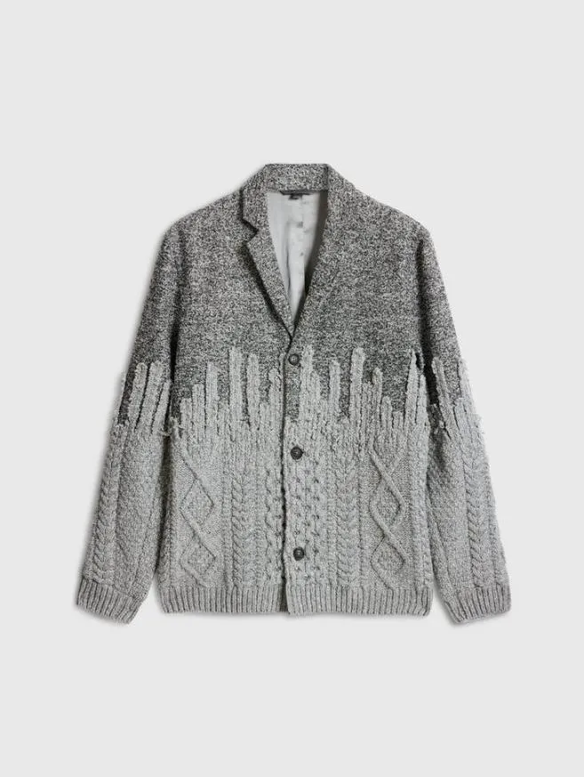 Men John Varvatos Coats And Jackets Alessio Blazer Dk Steel Htr