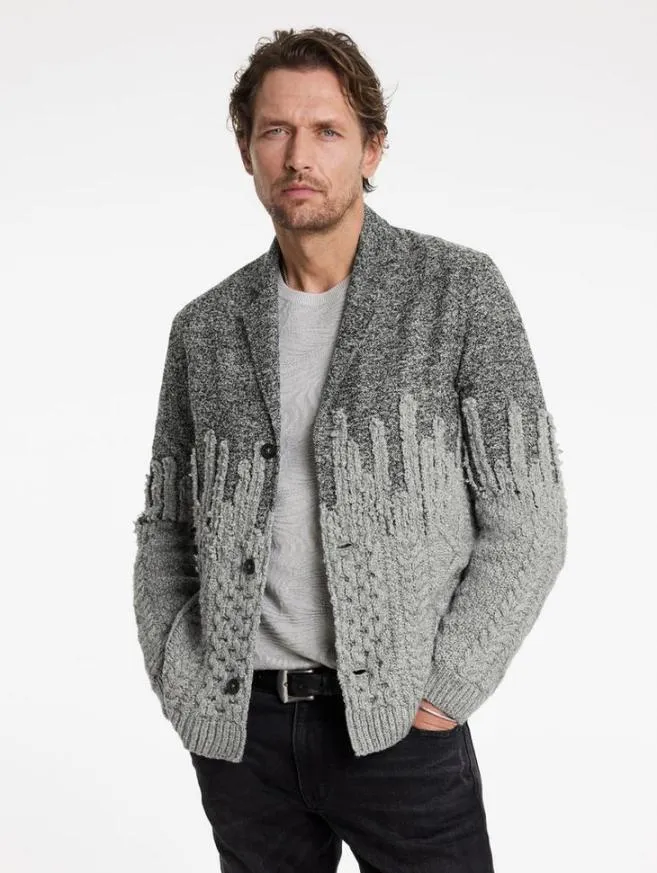 Men John Varvatos Coats And Jackets Alessio Blazer Dk Steel Htr
