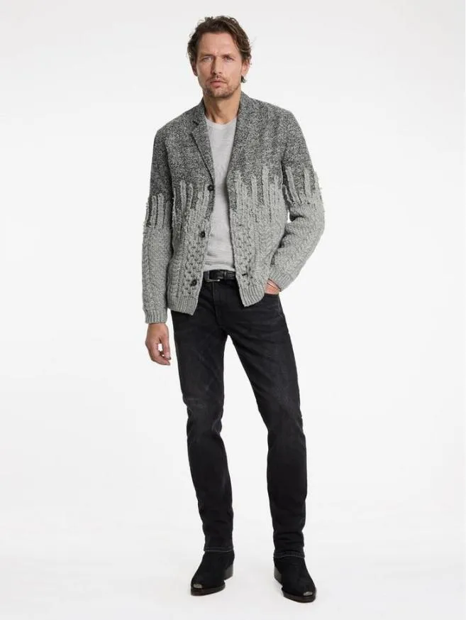 Men John Varvatos Coats And Jackets Alessio Blazer Dk Steel Htr