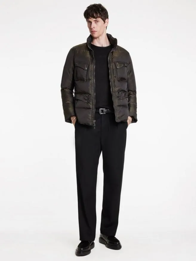 Men John Varvatos Coats And Jackets Ashton Parka Lt Brown