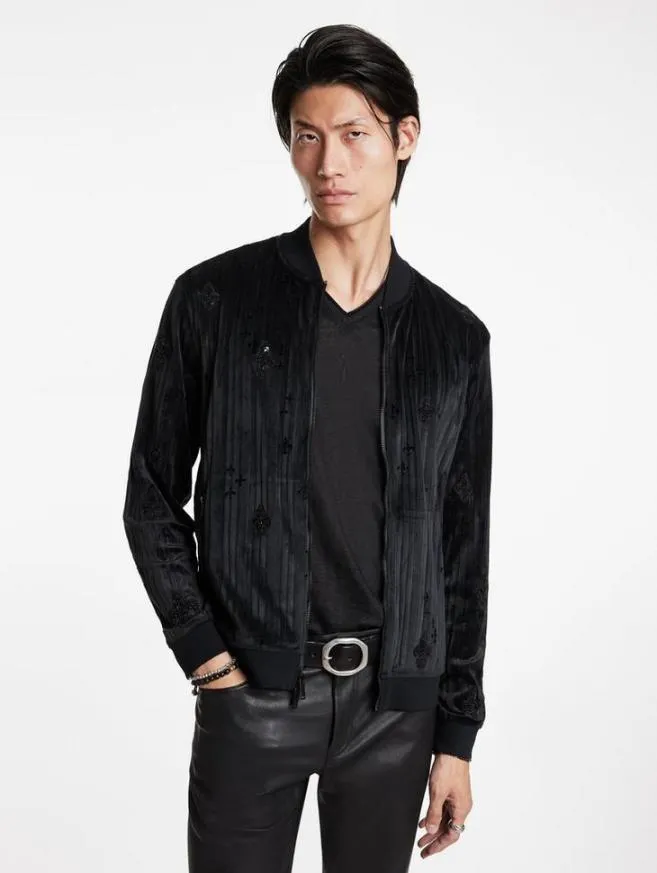 Men John Varvatos Coats And Jackets Clavier Bomber Black