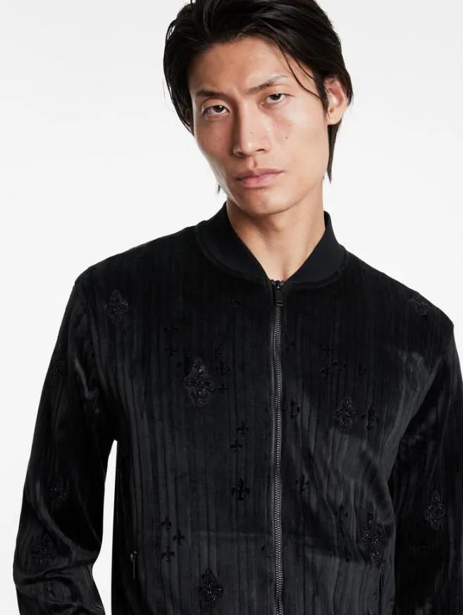Men John Varvatos Coats And Jackets Clavier Bomber Black