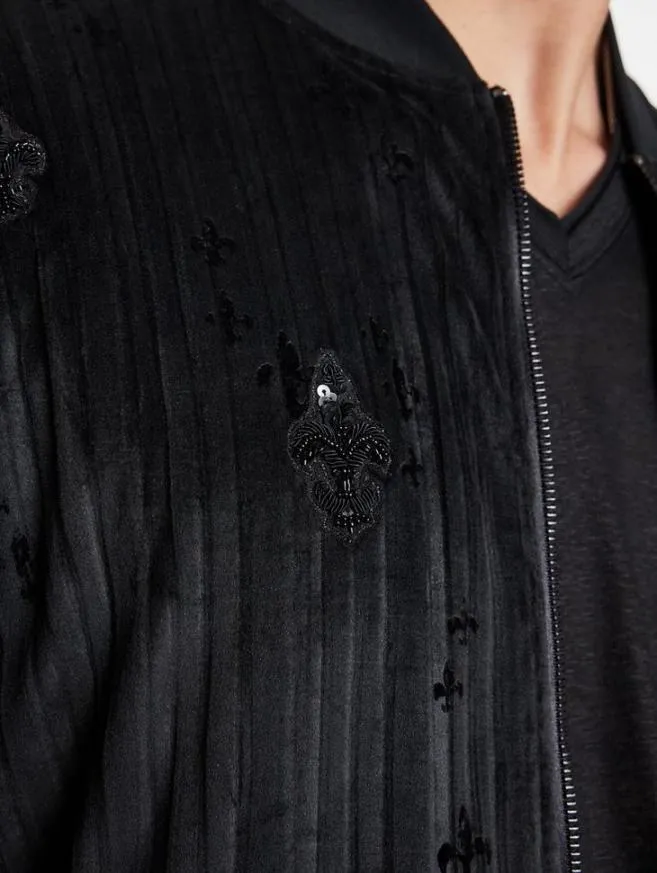 Men John Varvatos Coats And Jackets Clavier Bomber Black