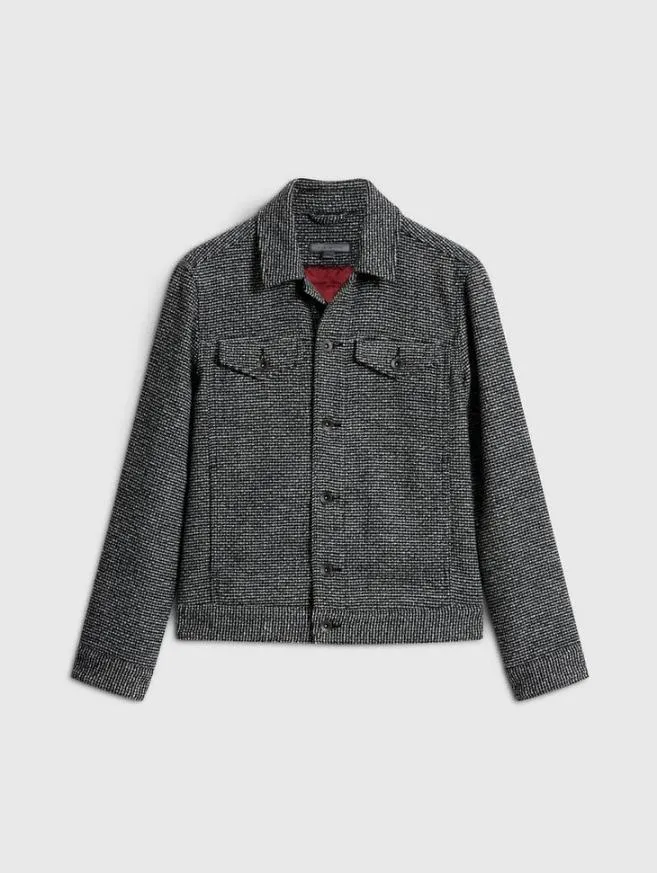 Men John Varvatos Coats And Jackets Evans Jacket Blackwhite