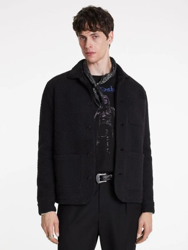 Men John Varvatos Coats And Jackets Kenmare Chore Jacket Black