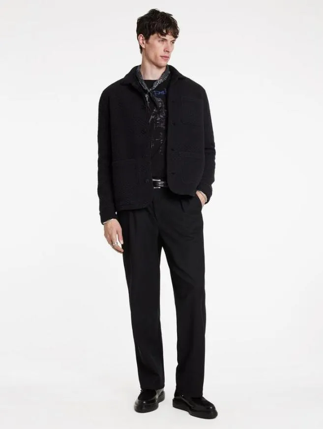 Men John Varvatos Coats And Jackets Kenmare Chore Jacket Black