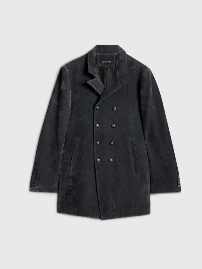 Men John Varvatos Coats And Jackets Regan Coat Charcoal Grey
