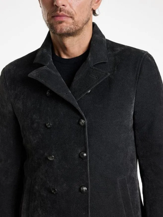 Men John Varvatos Coats And Jackets Regan Coat Charcoal Grey