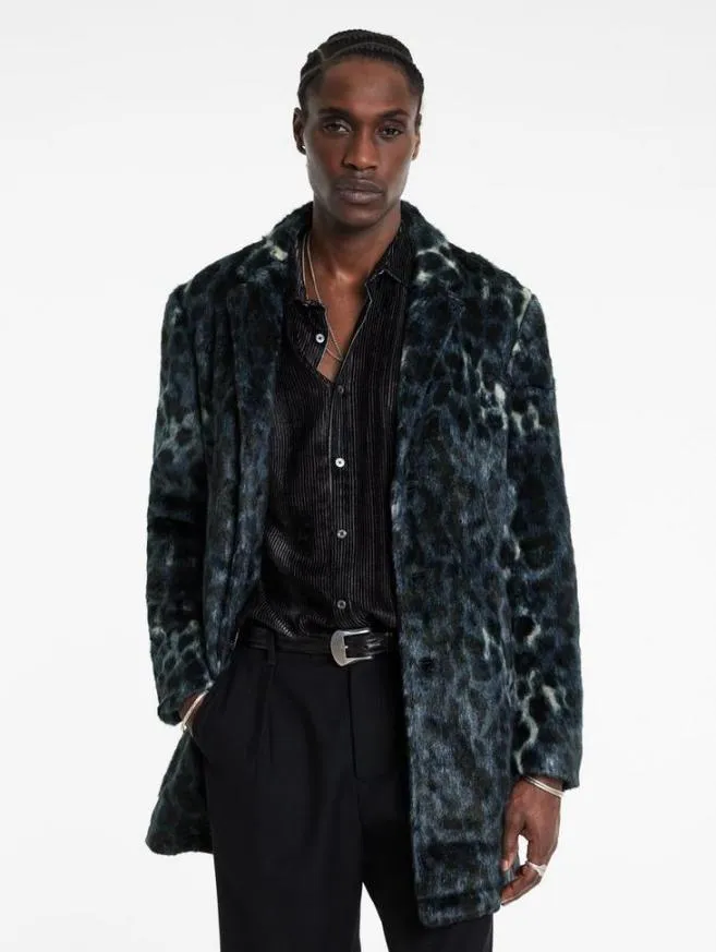 Men John Varvatos Coats And Jackets Templeton Top Coat Navy
