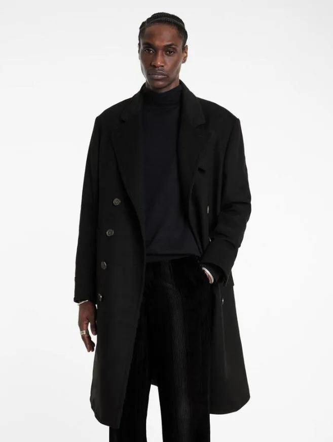 Men John Varvatos Coats And Jackets Terry Coat Black